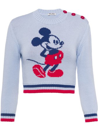 Miu Miu x Disney Mickey Mouse Jumper - Farfetch