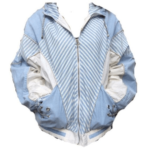 80s blue jacket coat png