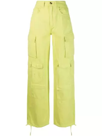 LIU JO Cotton Cargo Trousers - Farfetch