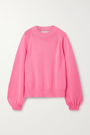 Bubblegum Oversized cotton sweater | I Love Mr Mittens | NET-A-PORTER