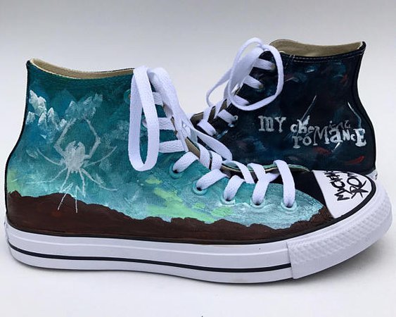 My Chemical Romance Hand Painted Sneakers