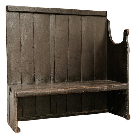 19th Century Wooden Bench, Wales, United Kingdom For Sale at 1stdibs