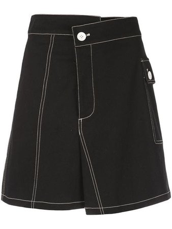 Proenza Schouler Utility Cotton Twill Skirt