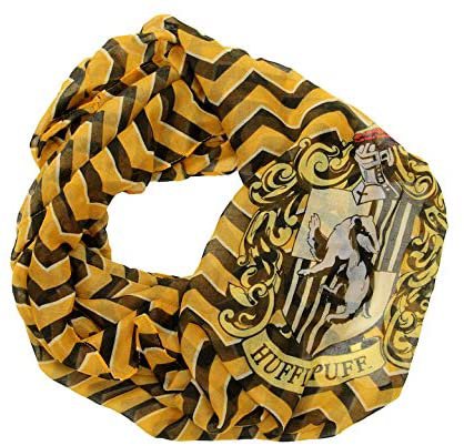 Harry Potter Hufflepuff House Lightweight Infinity Scarf for adults, teens and kids at Amazon Women’s Clothing store