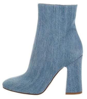 Shelly Denim Ankle Boots w/ Tags