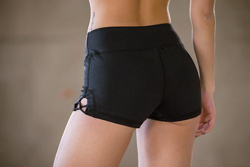 Mermaid Curve Tight Shorts Women Fitness shorts women sport Fit Mid Wa – YogaAmazing