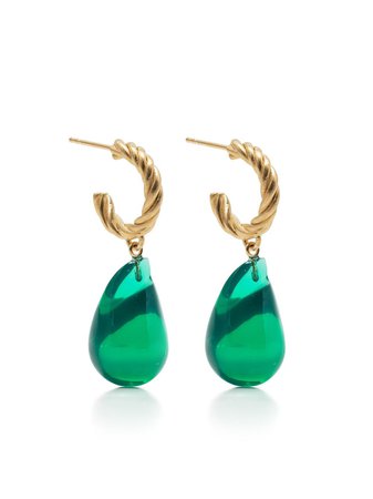 Completedworks gem-embellished hoop earrings