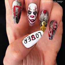 pennywise nails - Google Search