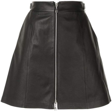 Loveless zip-up mini skirt
