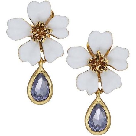floral earring $200