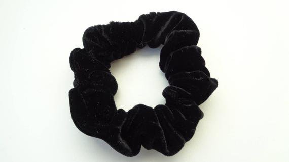 Mini Velvet scrunchies scrunchy scrunchie Mini Black velvet | Etsy