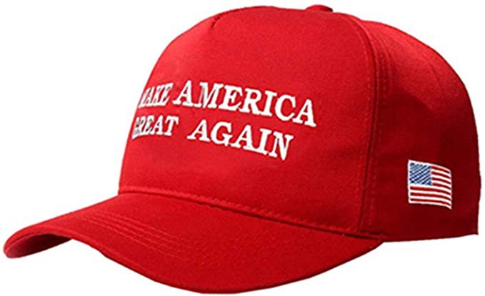 Amazon.com: MAGA Hat Make America Great Again Donald Trump Slogan with USA Flag Cap Adjustable 2020 Keep America Great Baseball Hat (Red): Clothing