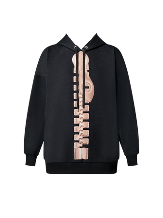 Louis Vuitton | Zipper Print Hoodie (Dei5 edit)