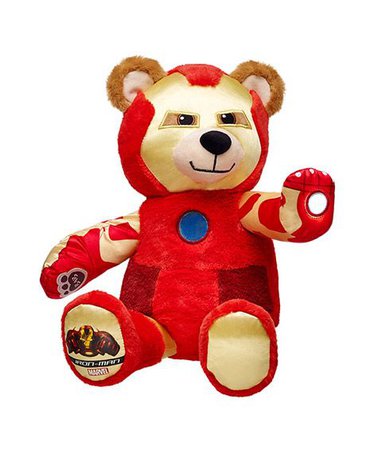 Iron Man Bear | Build-A-Bear | Build a bear, Bear stuffed animal, Teddy bear stuffed animal