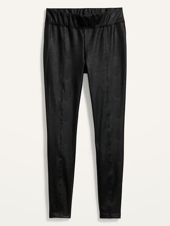 High-Waisted Stevie Faux-Leather Pants for Women | Old Navy