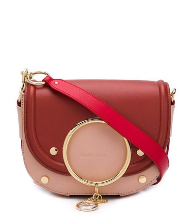 Mara charm-embellished crossbody bag