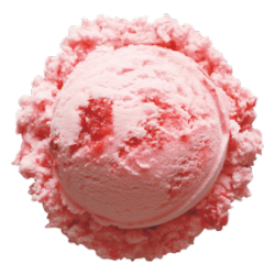 pink strawberry ice cream