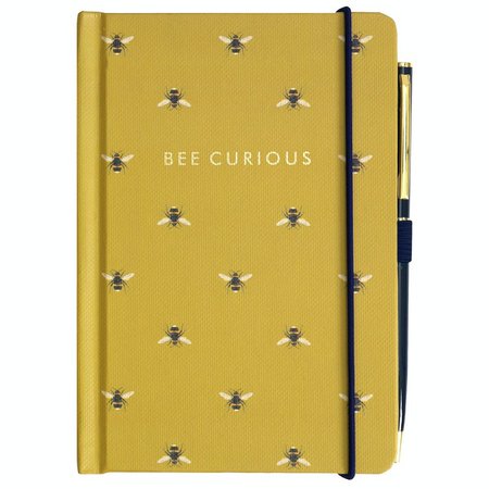 Joules A6 With Pen Notebook - Bee Print | Country Attire US