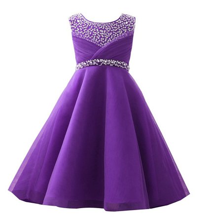 purple toddler dress