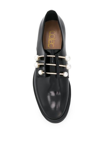 Black Coliac Embellished Loafers | Farfetch.com