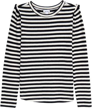 Amazon.com: Splendid Girls' Long Sleeve C'est La Vie Striped Shirt: Clothing, Shoes & Jewelry