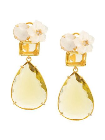Bounkit Jewelry Petal & Teardrop earrings