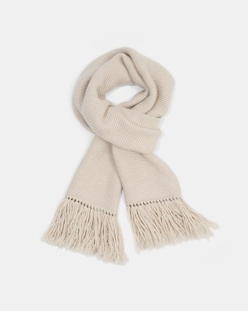 Oversized Scarf in Wool-Cashmere Knit