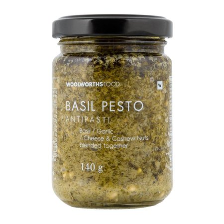 Basil Pesto 140g | Woolworths.co.za