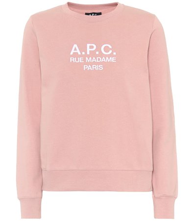 A.P.C. - Tina logo cotton sweatshirt | Mytheresa