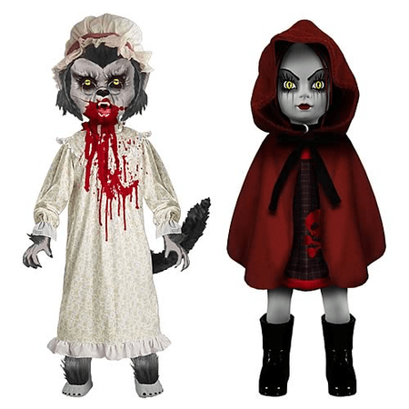 Living Dead Dolls Red Riding Hood and Big Bad Wolf Set - Entertainment Earth