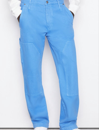 frame blue tech pants