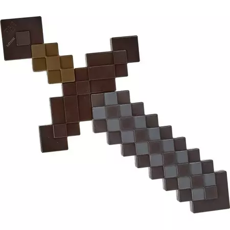 Minecraft Netherite Sword, Life-Size Role-Play Toy & Costume Accessory Inspired by the Video Game - Walmart.com