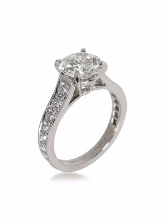 Cartier 1895 Platinum Diamond Engagement Ring - Farfetch