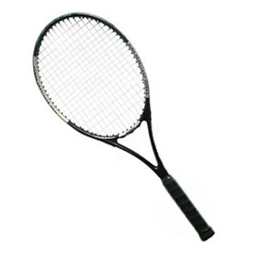 Tennis Racket Black and white/silver