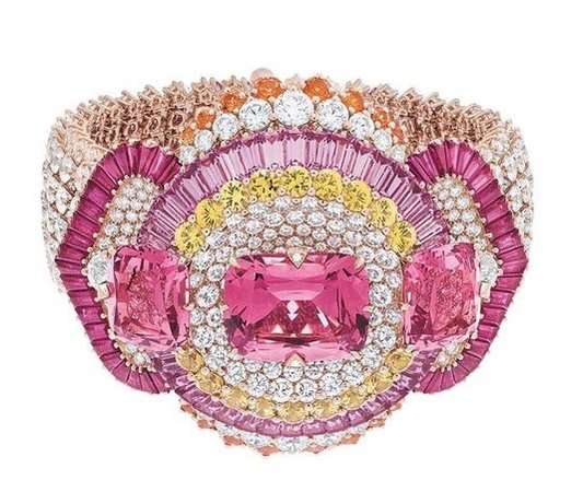 pink diamond cuff bracelet