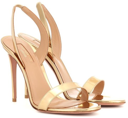 So Nude 105 patent-leather sandals