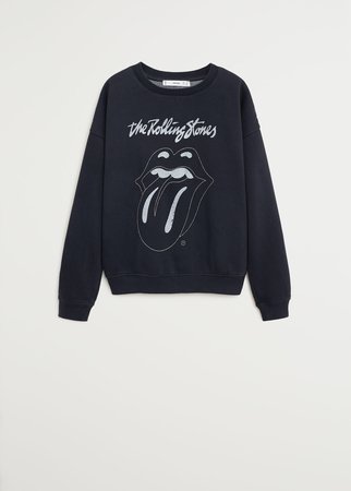 Rolling stones sweatshirt - Women | Mango USA