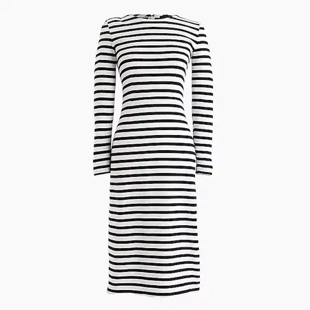 Long-sleeve striped dress - Women's Dresses | J.Crew