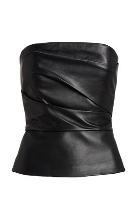 Schofield Strapless Leather Top By Ralph Lauren | Moda Operandi