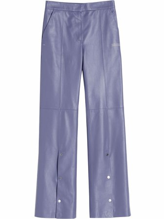 Off-White Snap Split Flared Trousers - Farfetch