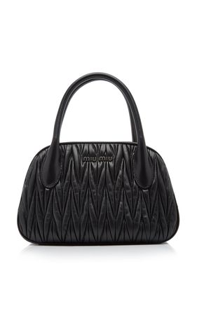 Matelasse Leather Top Handle Bag By Miu Miu | Moda Operandi