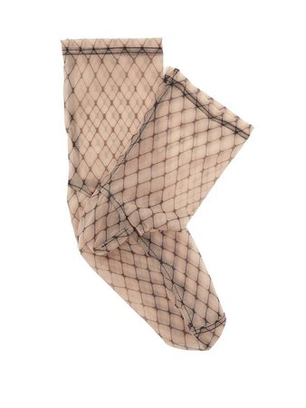 Fishnet-print mesh ankle socks | Darner Socks | MATCHESFASHION.COM AU