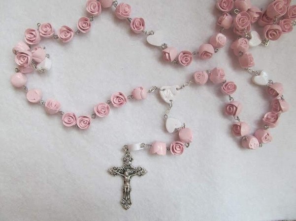 Pink Rose Rosary