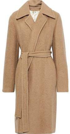 Belted Brushed Alpaca And Wool-blend Coat
