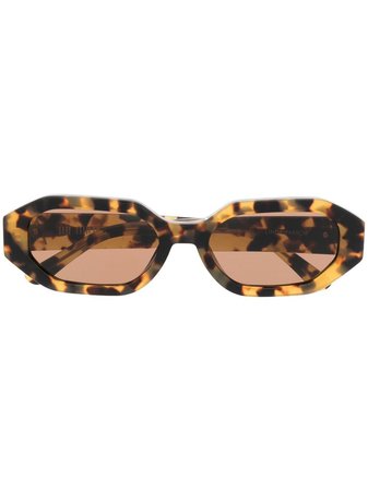 The Attico Irene oval-frame Sunglasses - Farfetch