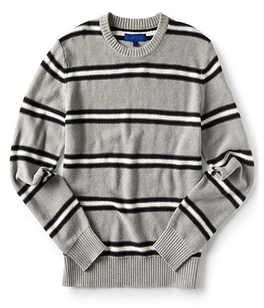 Aeropostale Mens Knit Pullover Sweater, Grey, Medium at Amazon Men’s Clothing store