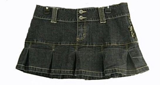 jean skirt