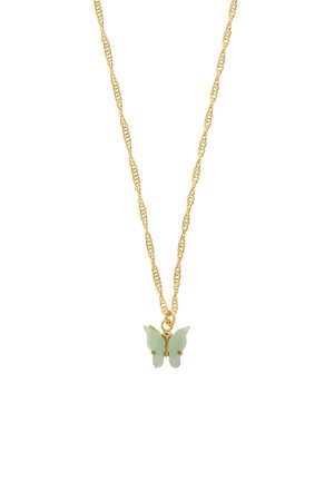 Green Butterfly Necklace | Trendy, Affordable, Unique | Chvker Jewelry