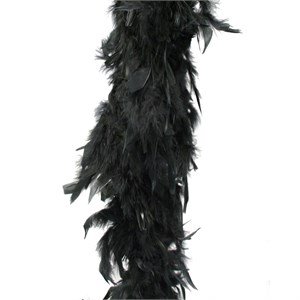 Black Feather Boa (6' 35 grams)