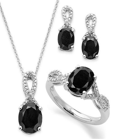 onyx jewelry set
